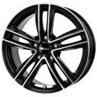 Alu kola RC-DESIGN RC27 černé-leštěné čelo 6,5x16