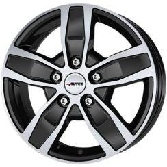 Alu kola AUTEC QUANTRO černá - leštěné čelo 7x17" 5x114,3 ET37 66,1