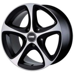 Alu kola CMS C12 DMB (ČERNÁ-LEŠTĚNÉ ČELO) 7x17" 5x120 ET55 65,1