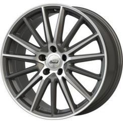 Alu kola CMS C23 titan polish - titanová barva s leskem 7,5x17" 5x108 ET52 63,4