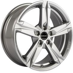 Alu kola BORBET T10 si - stříbrné 6x15" 5x114,3 ET46 67,1