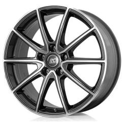 Alu kola RC-DESIGN RC32 himalaya-grey front-poliert 6,5x16" 5x105 ET38 56,6