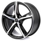 Alu kola RONAL R62 černé-leštěné čelo 7,5x17