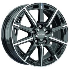 Alu kola RONAL R60 blue - černé, leštěné čelo 6,5x16" 5x110 ET40 65