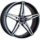 Alu kola CARMANI CA15 sw poliert 6,5x16