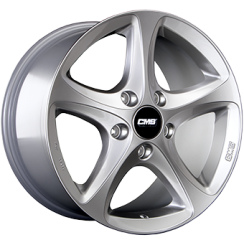 Alu kola CMS C12 Racing Silver - stříbrné 7x17" 5x120 ET55 65,1