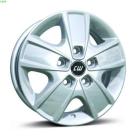 Alu kola BORBET CWG stříbrné 6x16