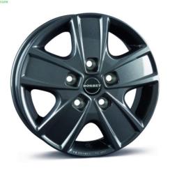 Alu kola BORBET CWG mistral anthracite glossy mistral antrazit leskly 6x16" 5x130 ET68 78,1