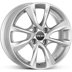 Alu kola OXXO OBERON 4 silver - stříbrné 5,5x15" 4x100 ET40 54