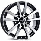 Alu kola RC-DESIGN rc25t schwarz front-poliert (černá-leštěné čelo) 6,5x16