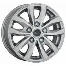 Alu kola MAK load 5 silver 7x17