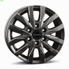 Alu kola BORBET cw6 mistral anthracite glossy 6,5x16