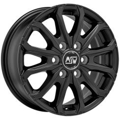 Alu kola MSW 48 van matt black 6,5x16" 6x130 ET62 84,1