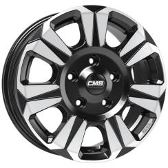 Alu kola CMS C31 diamond black - černé, leštěné čelo 6,5x16" 6x130 ET62 84,1