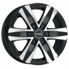 Alu kola MAK stone 6 black mirror 6,5x16