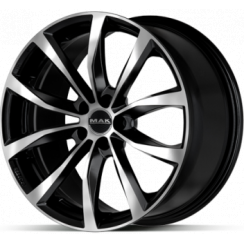 Alu kola MAK Wolf Black černý leštěný černý leštěný 6,5x20" 5x114,3 ET33 66,1