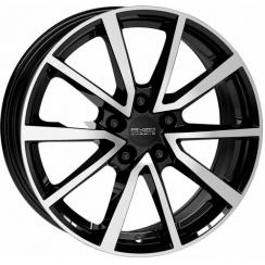 Alu kola ANZIO VEC vector diamond-black front polished 6,5x16" 4x108 ET38 65,1