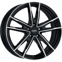 Alu kola DEZENT KF dark Black/polished 6,5x17" 5x114,3 ET45 60,1