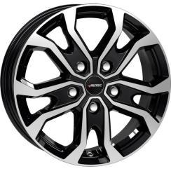 Alu kola AUTEC KS - Kiso schwarz poliert 6,5x16" 5x130 ET66 89